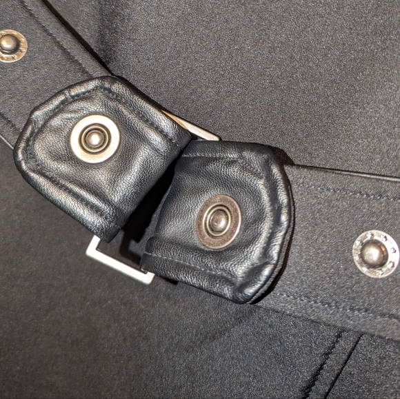 Three Stones Coat - Black Raincoat - Picture 6 of 9